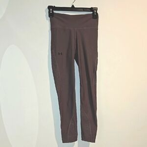 Under Armour Gray Leggings with Stretchy Fit and Wide Waistband